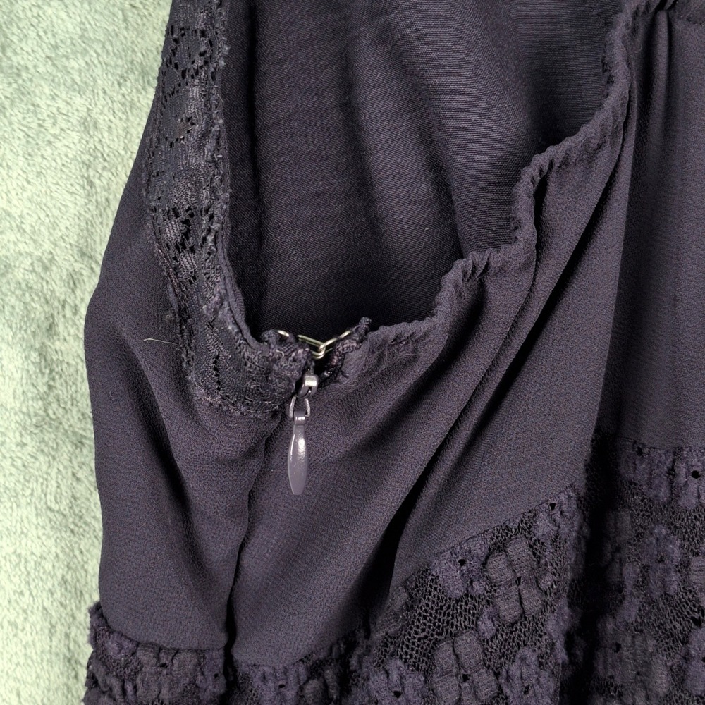 Womens Top XL Babydoll Y2K Fairy Grunge Whimsigoth Floral Coquette Romantic Cami - Picture 3 of 8